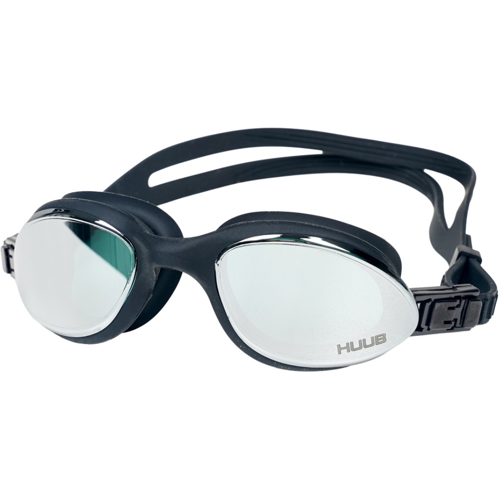 2026 HUUB Occhiali Da Nuoto Edge 5056605173194 - Black / Argento A Specchio